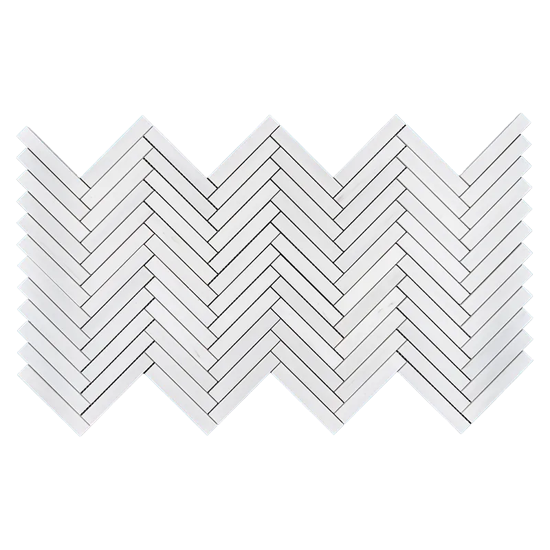 1×6 Herringbone Dolomite Mosaic Tile