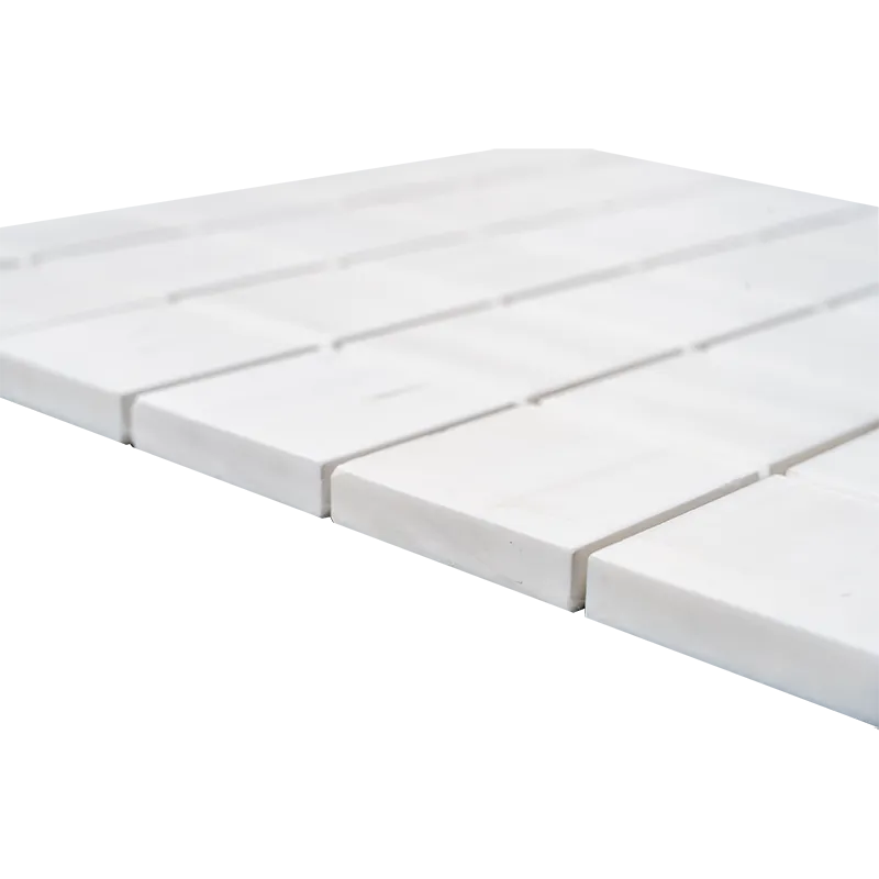 Dolomite White Marble Mosaic Tile – 2x2 Honed Square - Image 5