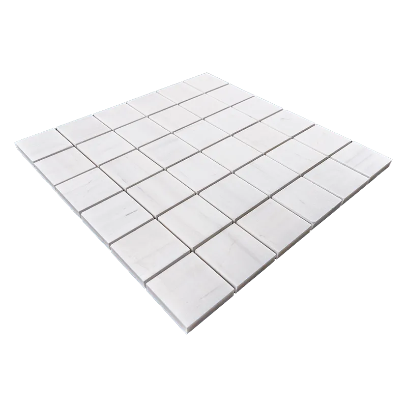 2 x 2 Dolomite Honed Marble Mosaic