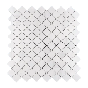 Arabesque Dolomite Polished Marble Mosaic