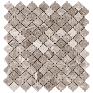 Silver Diamond Arabesque Polished