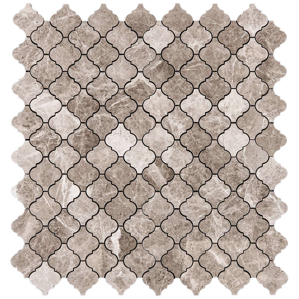 Silver Diamond Arabesque Polished