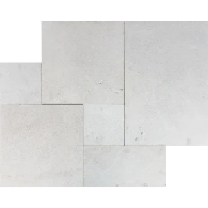 Crema Bella LF – French Pattern Leather Finished Marble Paver