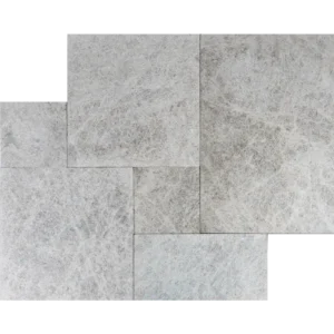 Luna Gray – French Pattern Leather Finished Marble