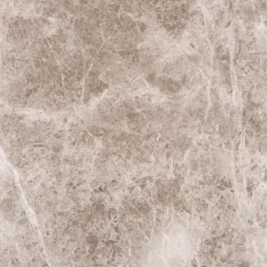 Polished Silver Diamond marble tile in 18"x18" size, showcasing natural beige tones with crystalline veining in a high-gloss finish.