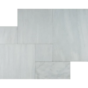 Florida Blue – French Pattern Sandblasted Marble Paver