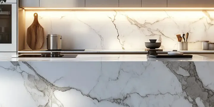 marble countertop white